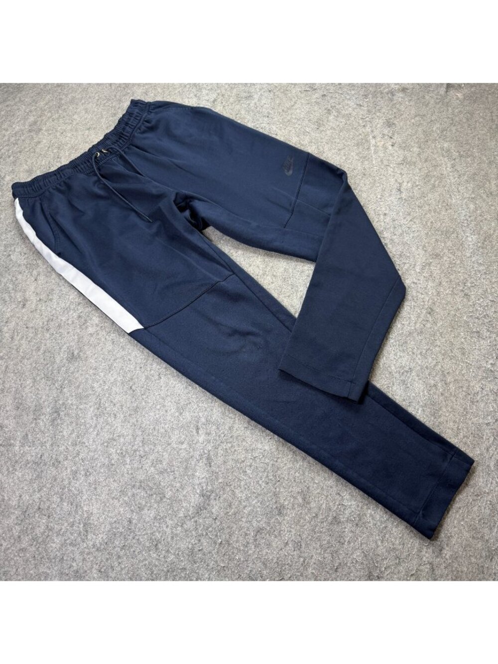 Nike Sportswear Tribute Joggers Men L Blue 30" Double Knit 861652